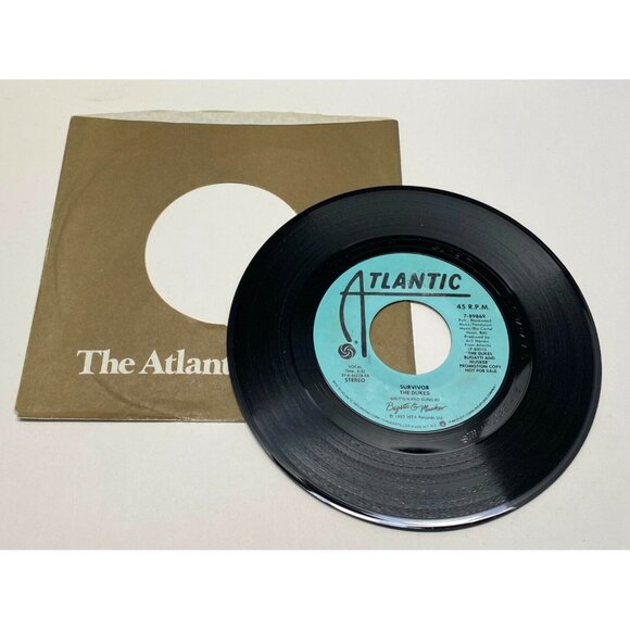 The Dukes Survivor 45 Vinyl 80s Rock Pop Atlantic Promo 7-86869 VG+ - Picture 3 of 6